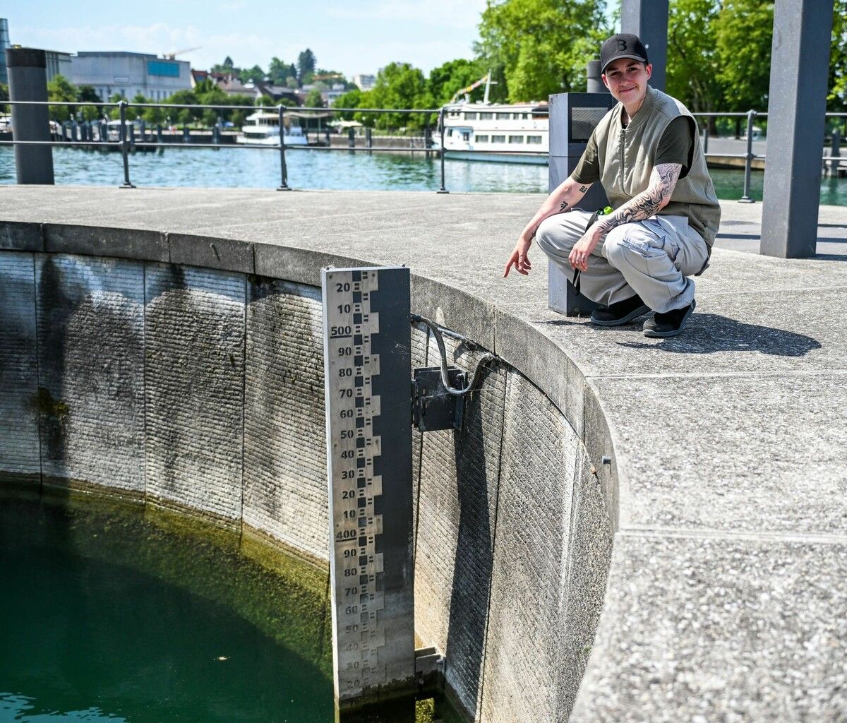 Wasserpegel des Bodensees sorgt für Anspannung. »A6