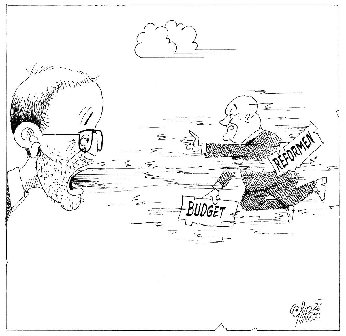Kanzler im Gegenwind!