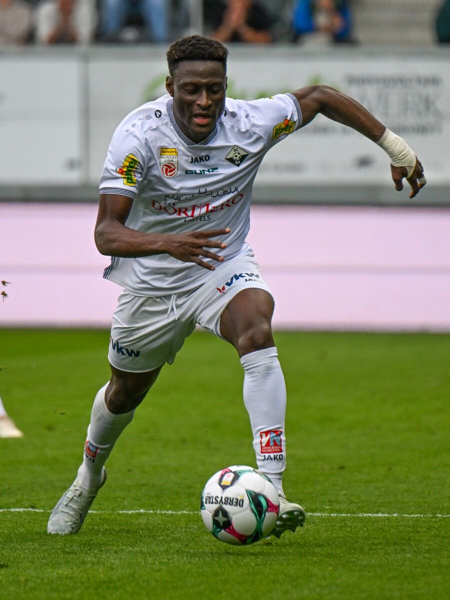 Für Mohamed Ouédraogo könnte das Ried-Spiel das letzte Heimmatch im SCRA-Dress werden.⇒gepa