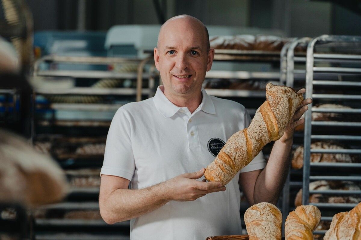 Hans Jürgen Kölly leitet die Interspar-Bäckerei in Dornbirn.⇒Interspar