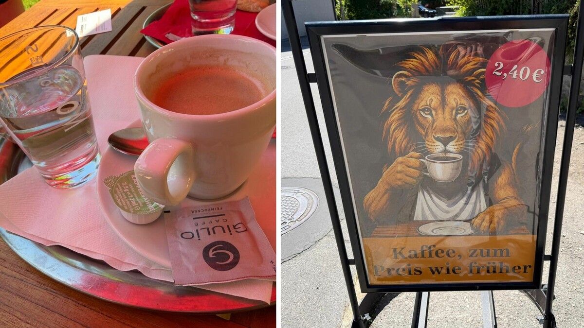 Im Gasthof Löwen in Feldkirch-Tisis bekommen Besucher einen Kaffee um 2,40 Euro. ⇒Rausch (4)