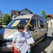 Für das Volksbegehren auf Achse