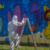 Graffiti hinter Gittern