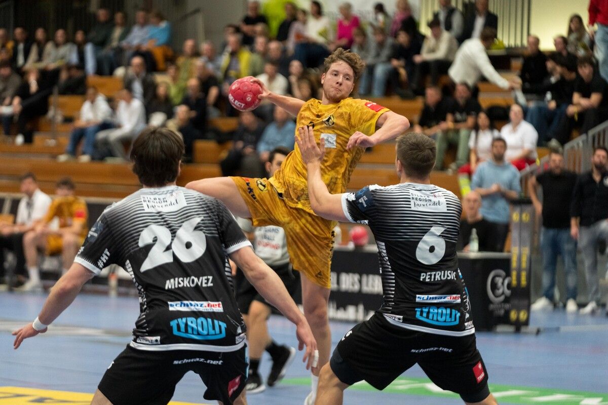 Kapitän Dian Ramic und Bregenz Handball mussten nach zuletzt stabilen Leistungen einen Dämpfer hinnehmen.⇒VN/Stiplovsek