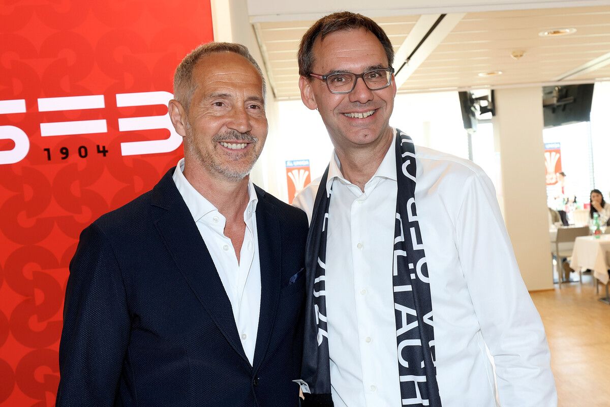 Landeshauptmann Markus Wallner und Adi Hütter waren auch vor Ort.⇒steurer