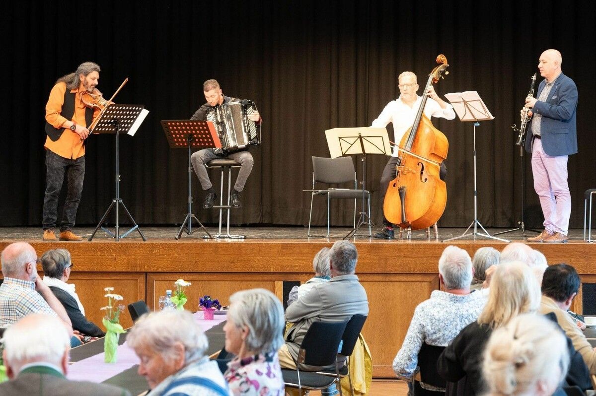 „Locktett“ auf der Bühne in Lauterach.