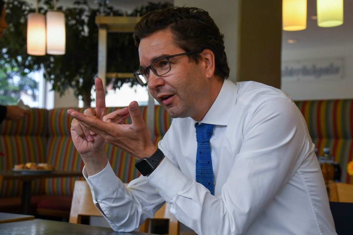 Markus Kaser, ab 2028 Vorstandsvorsitzender des größten Handelsunternehmens Österreichs, ist regelmäßig in Vorarlberg. ⇒VN/Lerch