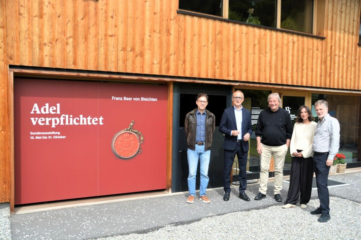 Mathias Moosbrugger, Tobias G. Natter, Walter Lingg, Bernadette Rüscher und Winfried Nußbaummüller.⇒Barockbaumeister Museum Au