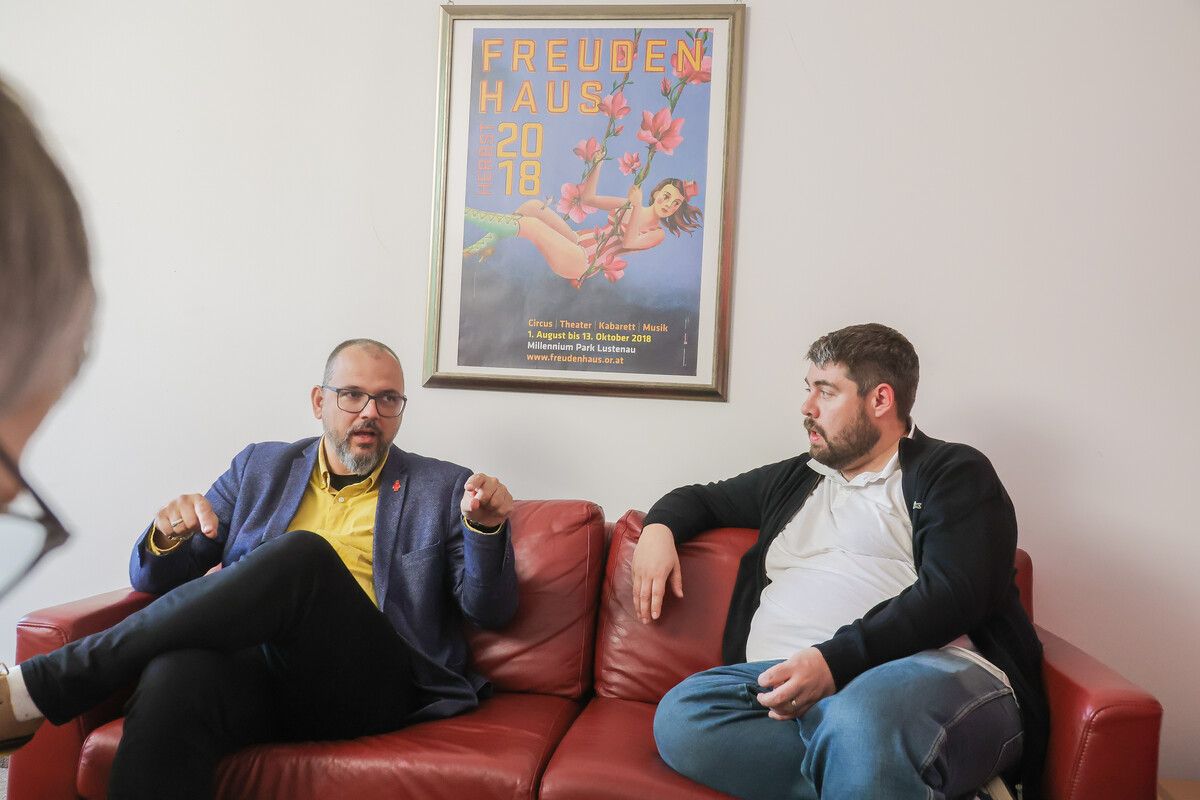 Max Krieger-Alfons (l.) und Patrick Breuss.⇒VN/Steurer