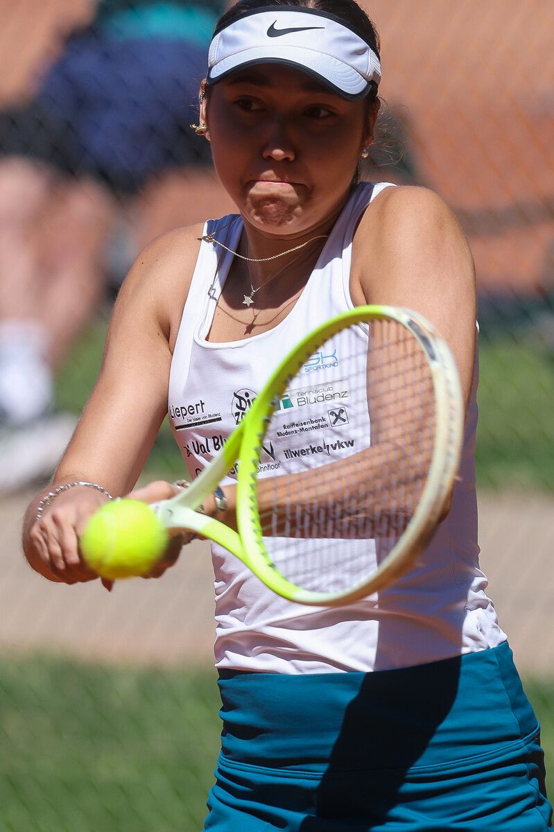 Mia Liepert und der Raiffeisenbank TC Bludenz dominierten im Derby.⇒vn/Steurer