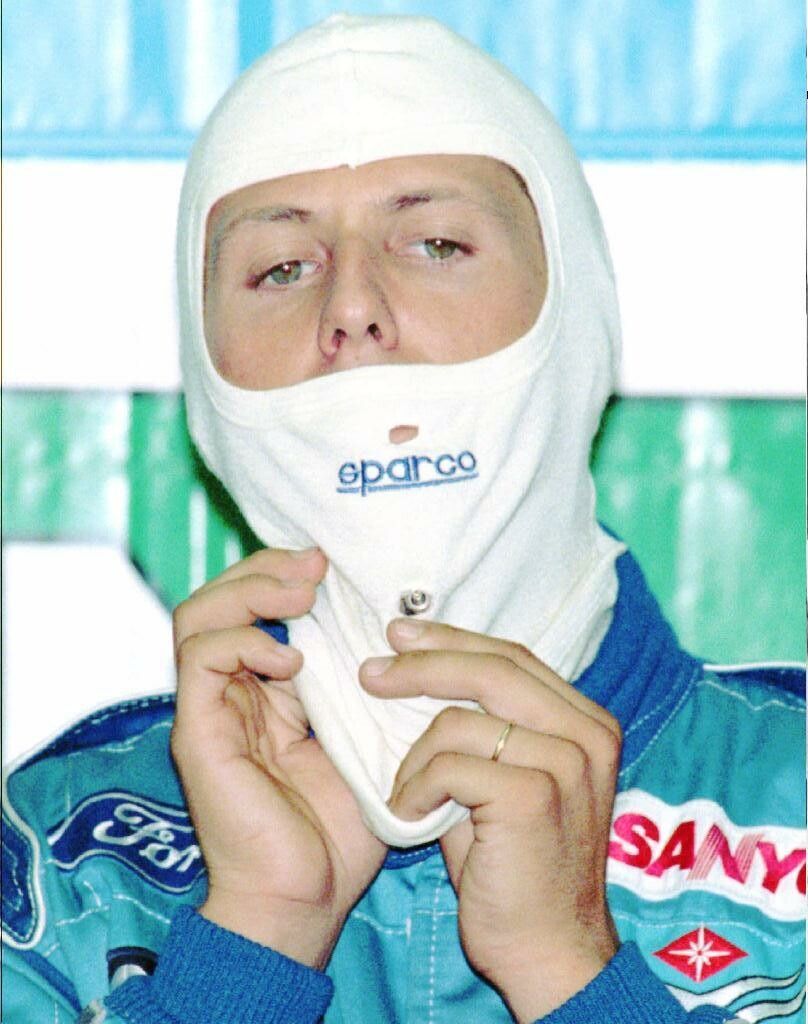 Mit dem legendären Benetton B194 gewann Schumacher 1994 seinen ersten Weltmeistertitel.⇒AFP