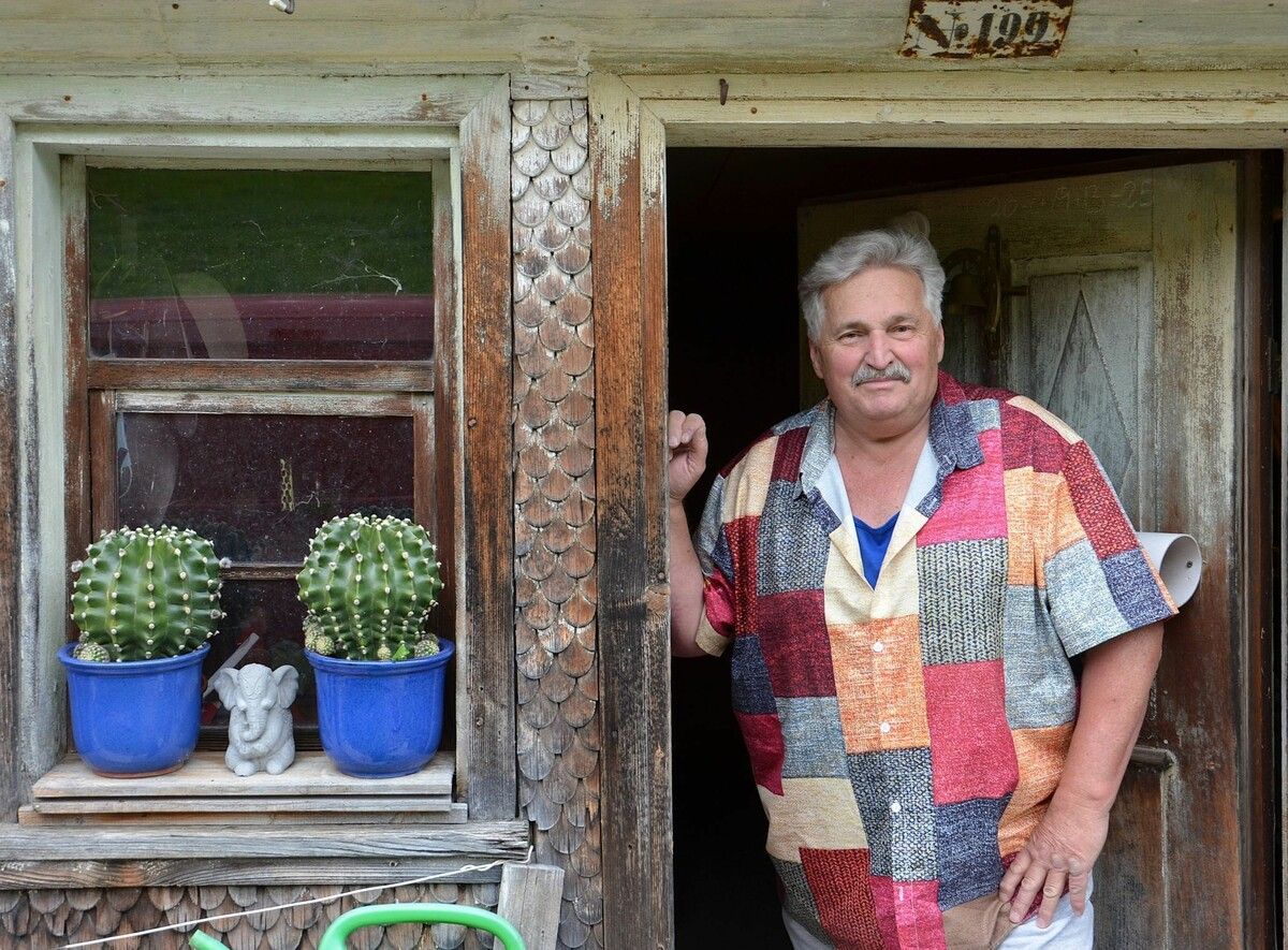 Noch ist der Hof in der Sulzberger Parzelle Hompmann das Zuhause von Rudi Längle. ⇒HRJ (2)