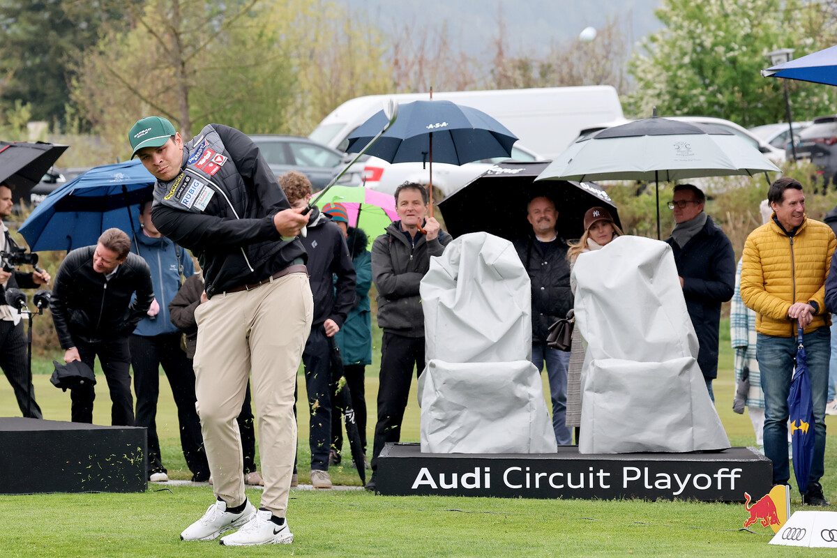 Präzision und Koordination will Jonas Müller in Zukunft auf dem Golfplatz unter Beweis stellen. ⇒GEPA