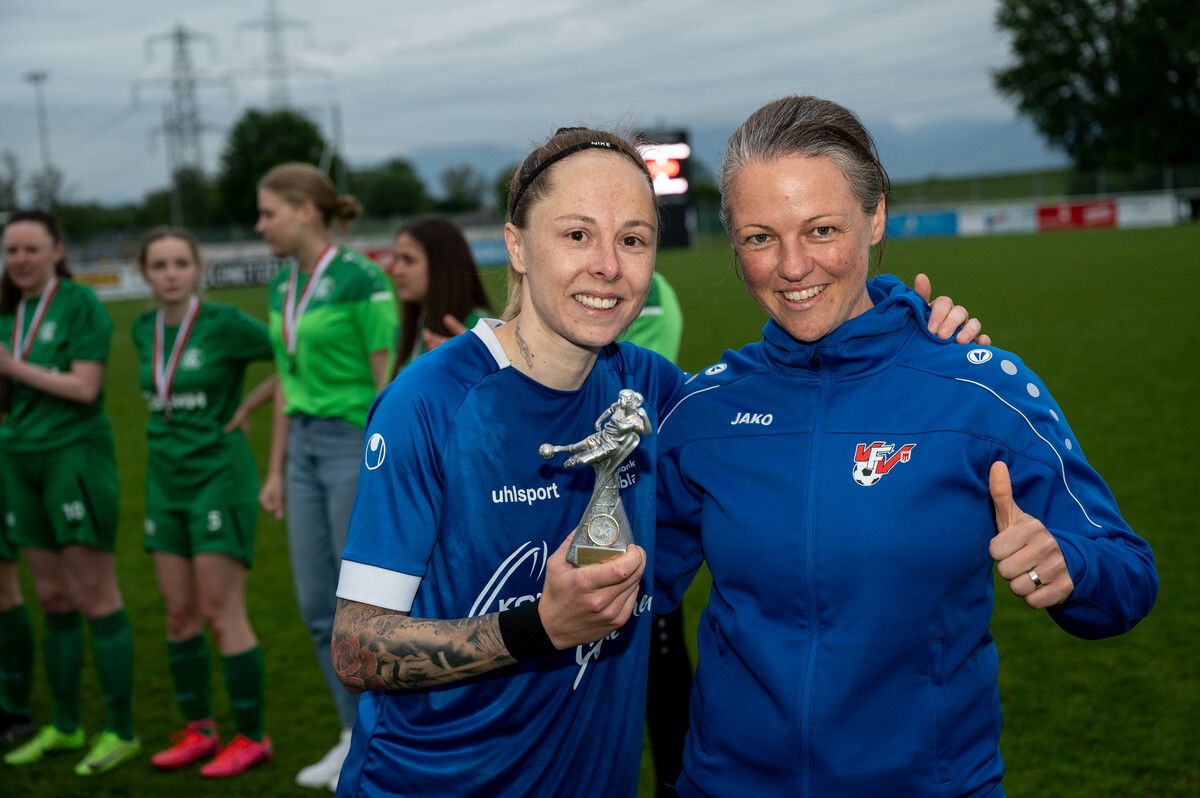 Tamara Baader (l.) will sich nächsten Triumph im VFV-Cup der Frauen holen⇒serra