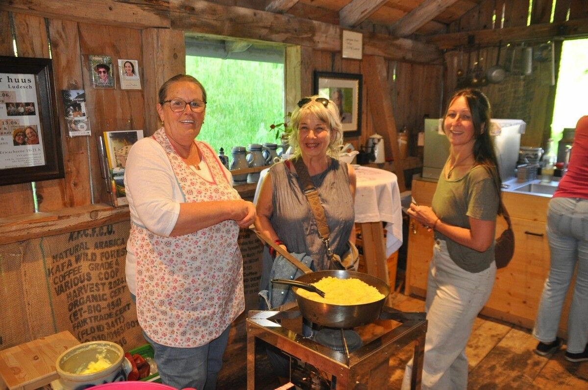 V. l.: Pauline Burtscher, Cornelia Caldonazzi und Jasmin Vigl.