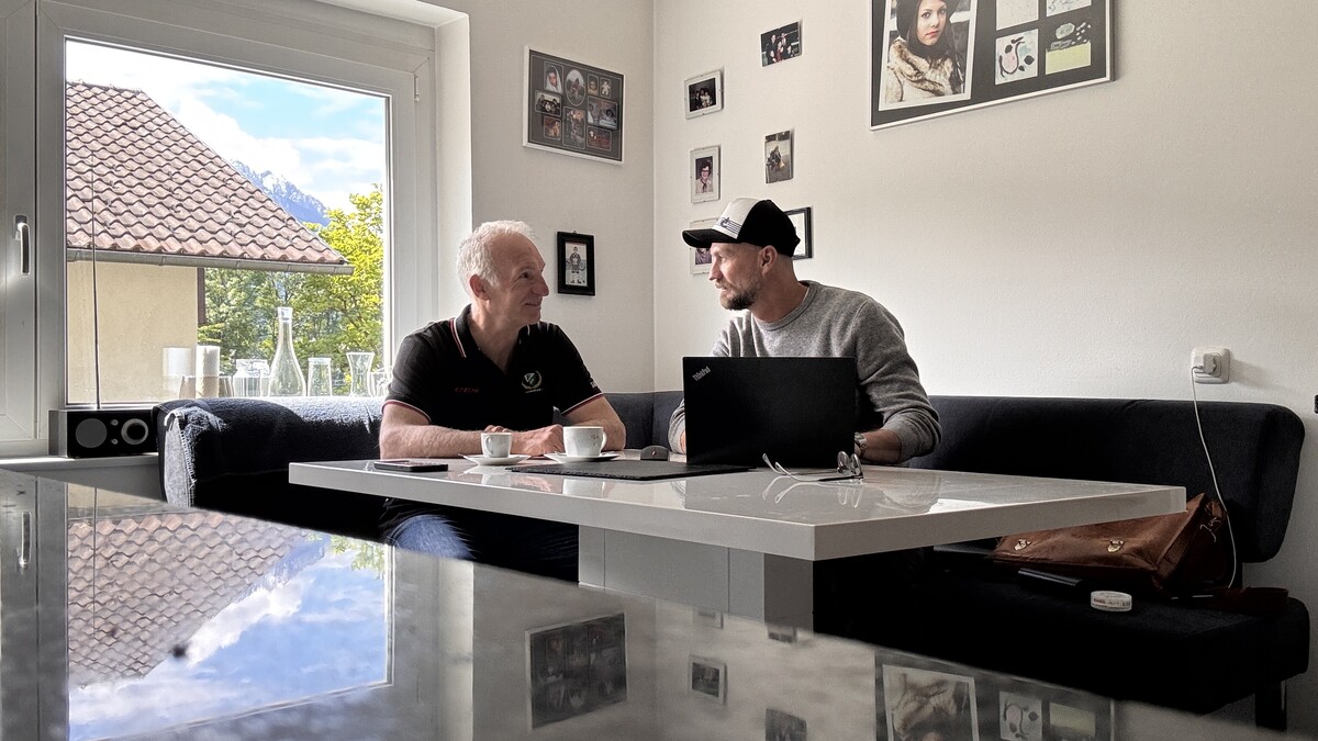 VEU-Legende Conny Dorn im Gespräch mit VN-Redakteur Markus Krautberger über Österreichs Eishockey-Nationalteam bei der WM in der Schweiz.⇒privat
