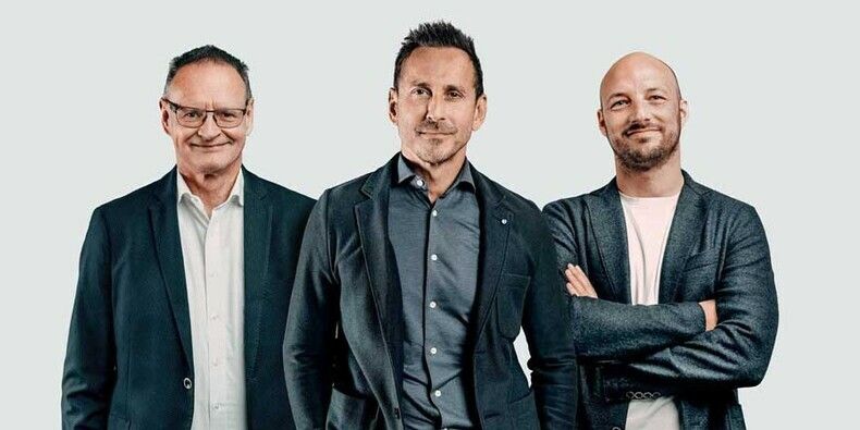 (v.l.): Der jetzt ehemalige Dreier-Vorstand bestehend aus Günter Hagspiel, Michael Leitner und Christopher Schöpf. ⇒e.battery systems