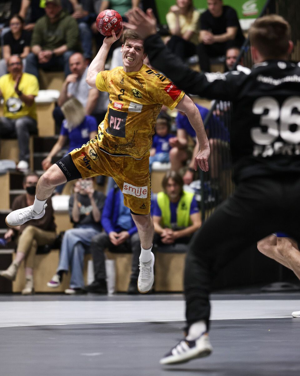 Zum Abschluss des Grunddurchganges setzte sich Louis Mönch und Bregenz Handball in Hollabrunn mit 40:36-Toren durch.⇒GEPA