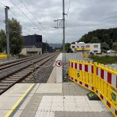 Radwegunterführung am Bahnhof Klaus nimmt Gestalt an