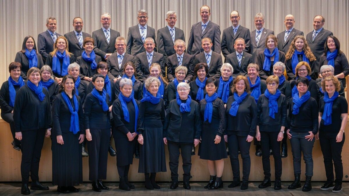 Auch die Sänger der Chorgemeinschaft Hittisau wirken bei der Chormatinee mit. ⇒ME