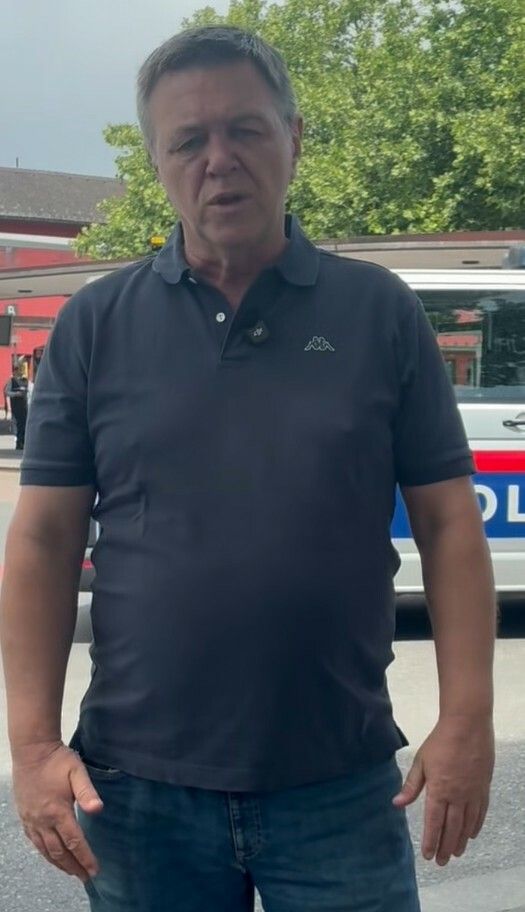 Christoph Waibel (FPÖ) fordert in mehr Polizeibefugnisse und eine strengere Abschiebepolitik. ⇒Screenshot