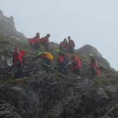 Bergrettung trainierte Ernstfall