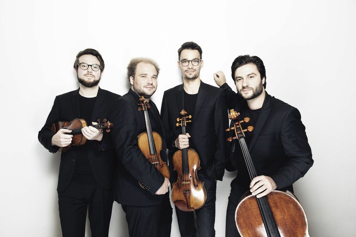 Die vier Münchner bilden seit 2009 das Goldmund-Quartett.⇒Nikolaj Lund