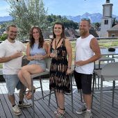 Tanzparty über den Dächern