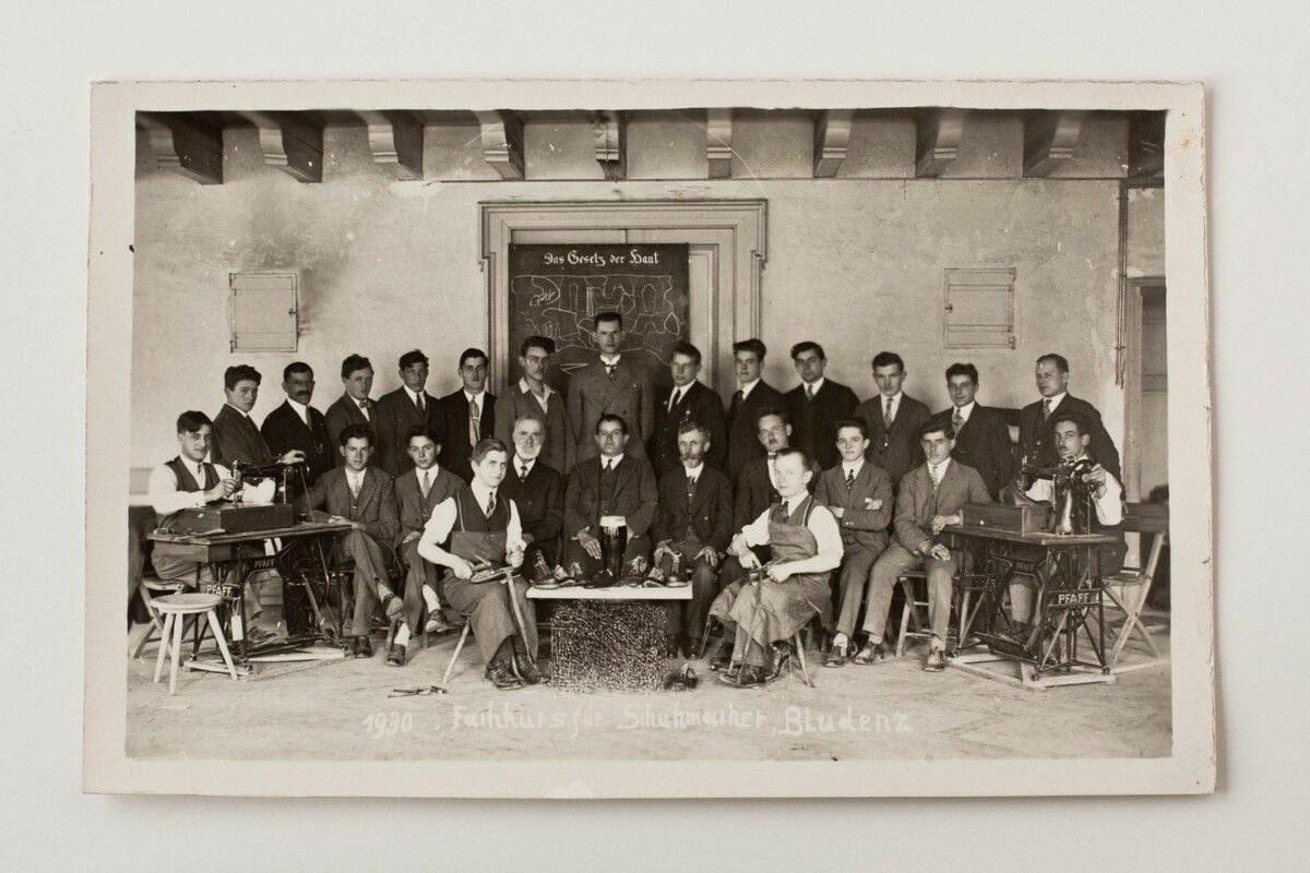 Fachkurs für Schuhmacher in Bludenz 1930. ⇒Stadtarchiv Bludenz