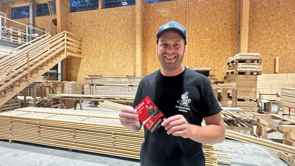 Feuerwehrkommandant Dominik Häusle fungiert derzeit als Eventmanager für das Bezirksfeuerwehrfest.⇒Mon (3)