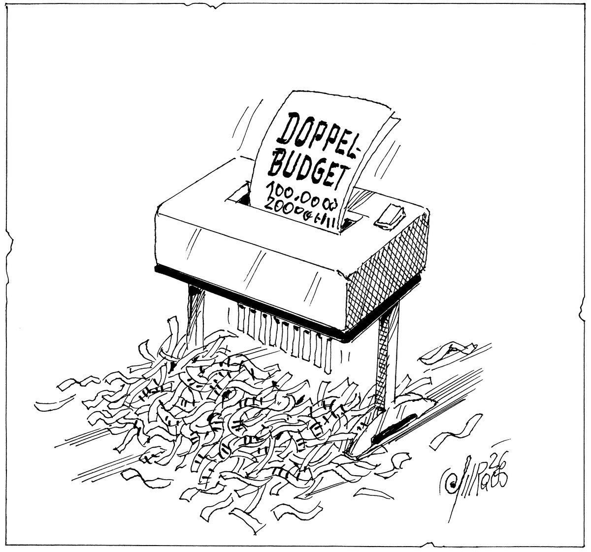 Manuskript der Budgetrede!
