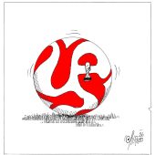 Rot-Weiß-Roter WM-Spielball!
