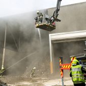 Brand in Schredderhalle