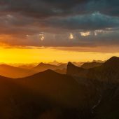 Das Leuchten der Gipfel