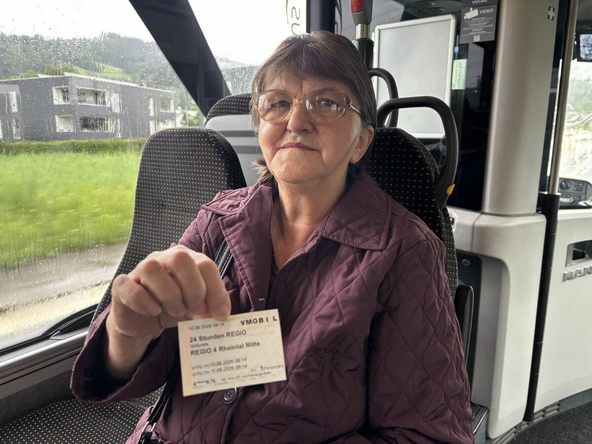 Gertraud Leherbauer war schockiert, als sie ihr Ticket in den Händen hielt. ⇒VN