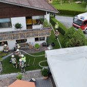 Haus nach Feuer vorerst unbewohnbar