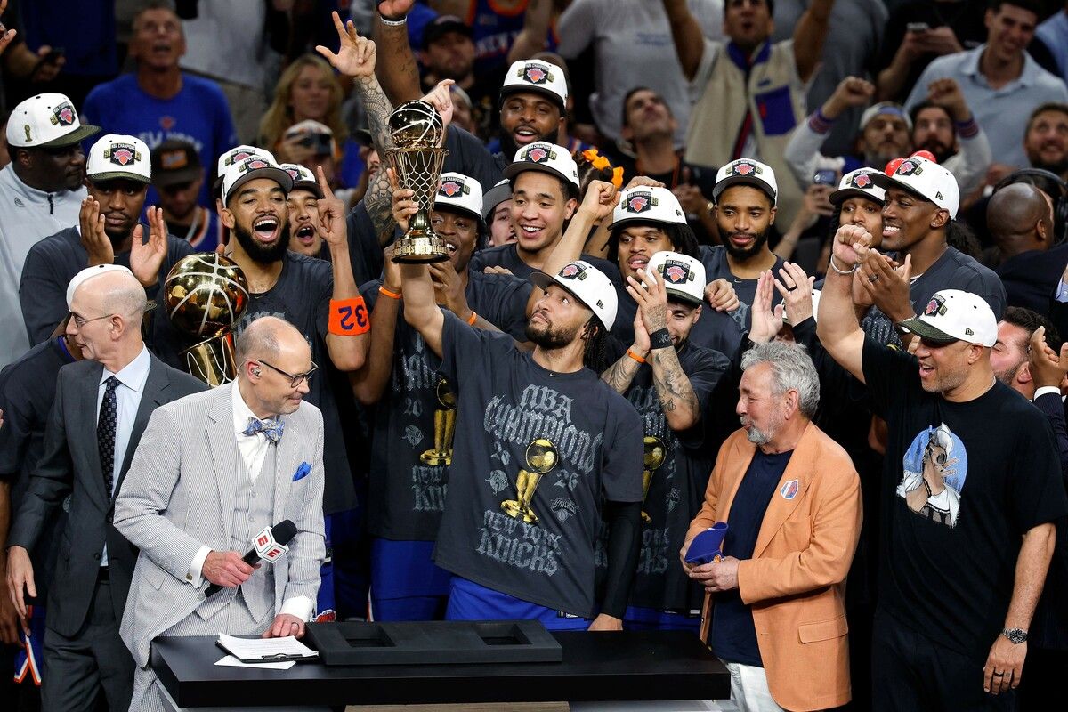 Jalen Brunson und die New York Knicks feiern einen geschichtsträchtigen Titel in der NBA.⇒afp