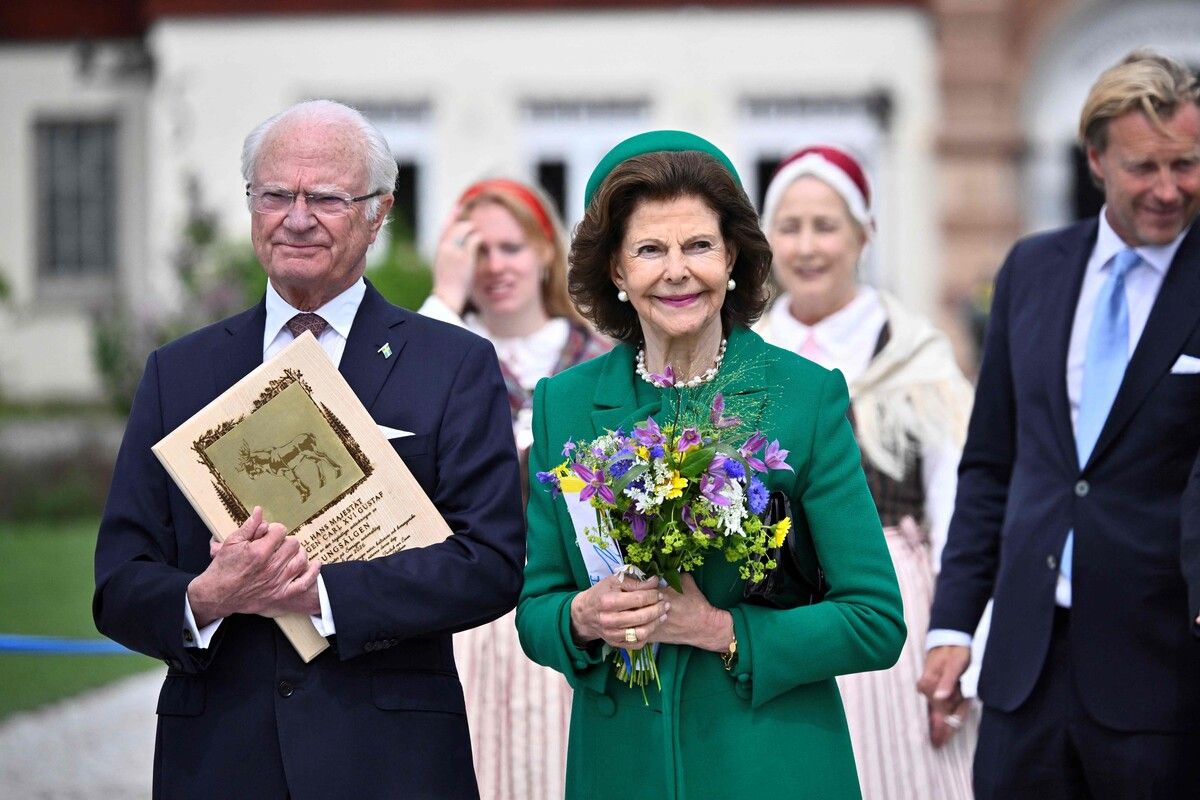 Königin Silvia und König Carl XVI. Gustaf lernten sich 1972 bei den Olympischen Spielen in München kennen. ⇒afp