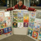 Panini-Fußball-­Stickeralbum-Ausstellung in Bregenz