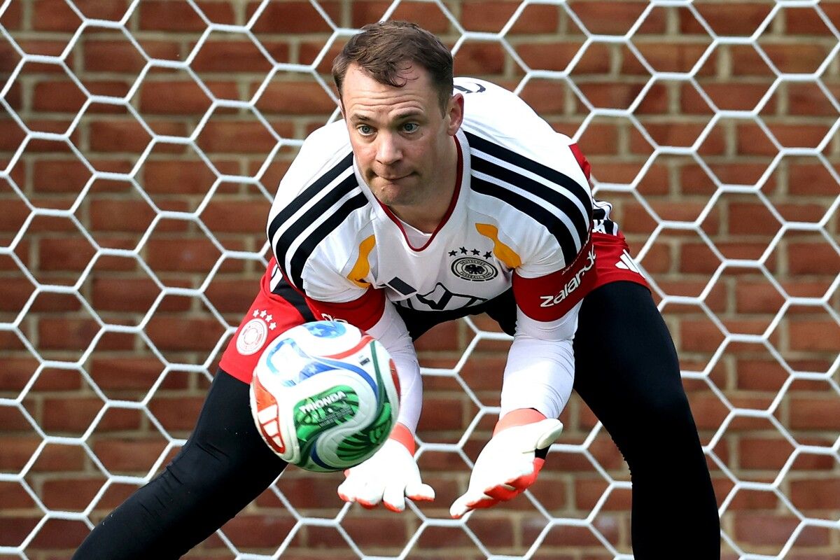 Macht sein 20. Spiel bei einer WM: DFB-Goalie Manuel Neuer.⇒afp