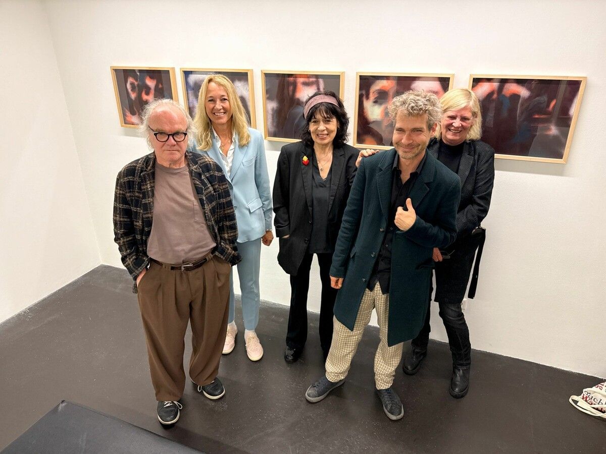 Michael Köhlmeier, Judith Reichart, Monika Helfer, Lorenz Helfer und Andrea Romagna-Miessgang beim Eröffnungsabend.⇒ Franc