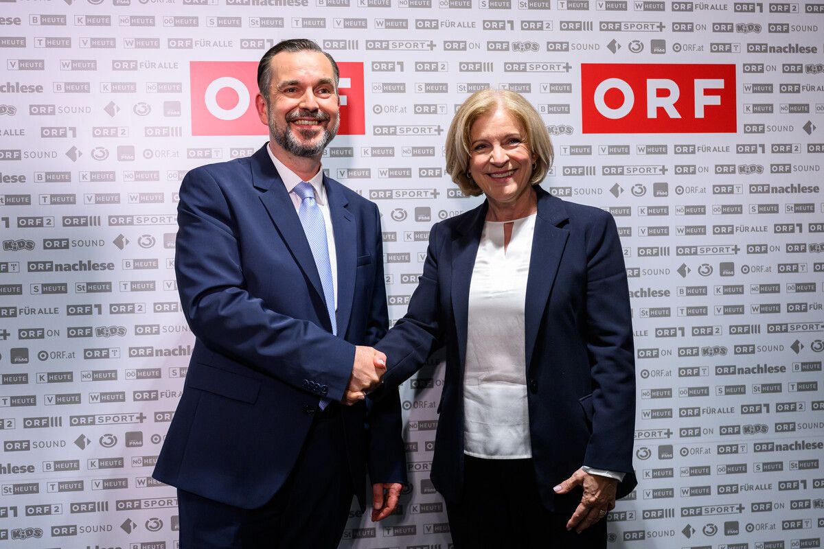 Mit 1. Jänner 2027 löst Clemens Pig die gegenwärtige ORF-Chefin Ingrid Thurnher ab.⇒APA/Max Slovencik