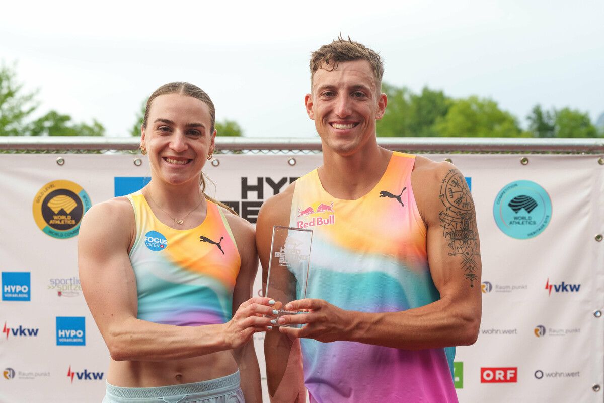 Sportlich und im Preisgeld-Ranking top: Annik Kälin und Simon Ehammer.⇒VN/Stiplovsek