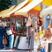 Lauteracher Kreativmarkt vor der Säge