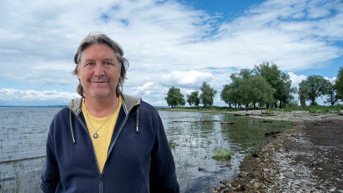 Walter Niederer, Geschäftsführer des Naturschutzvereins Rheindelta.⇒vn/rauch
