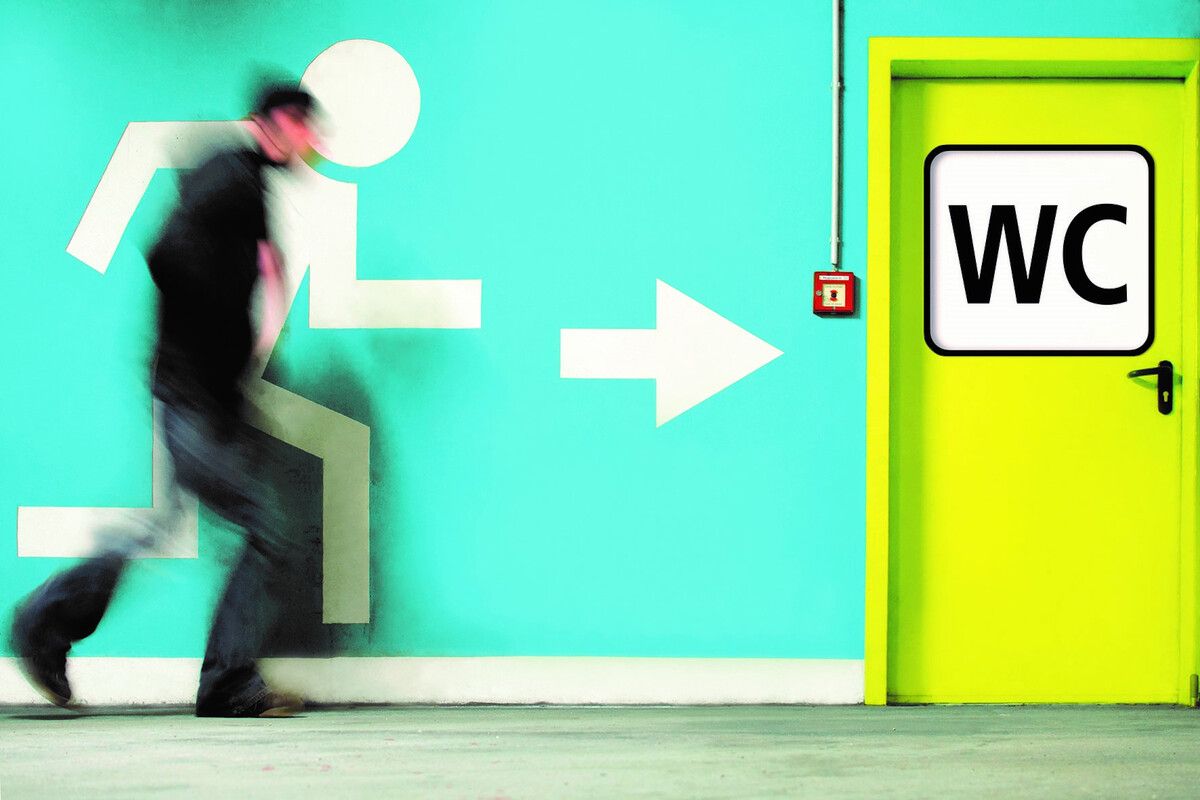 Wenn die Blase drängt, darf der Weg zur Toilette nicht allzu weit sein.⇒fotolia