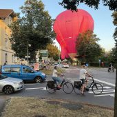 Ballon landete mitten in Bregenz