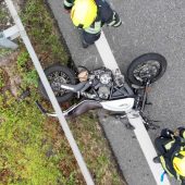 Alkolenker stürzt auf A14-Abfahrt