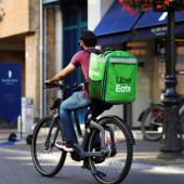 Uber-Eats-Pläne auf Eis