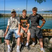 Der Nachwuchs fischt die großen Brocken